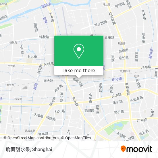脆而甜水果 map