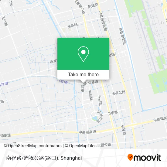 南祝路/周祝公路(路口) map