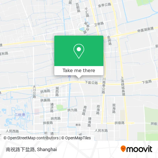 南祝路下盐路 map