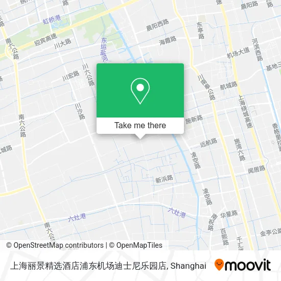 上海丽景精选酒店浦东机场迪士尼乐园店 map