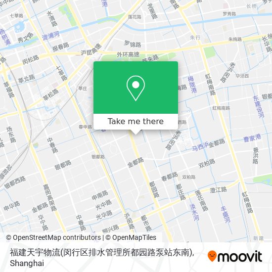 福建天宇物流(闵行区排水管理所都园路泵站东南) map