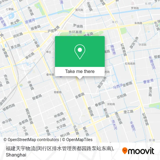 福建天宇物流(闵行区排水管理所都园路泵站东南) map