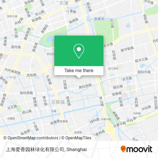 上海爱香园林绿化有限公司 map