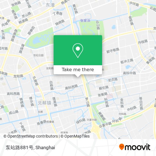 泵站路881号 map