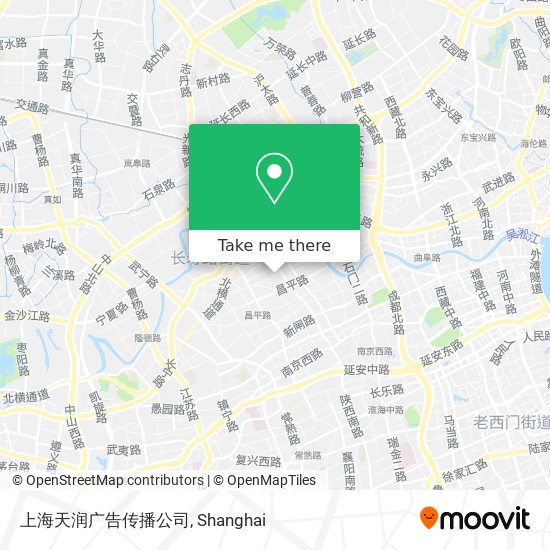 上海天润广告传播公司 map