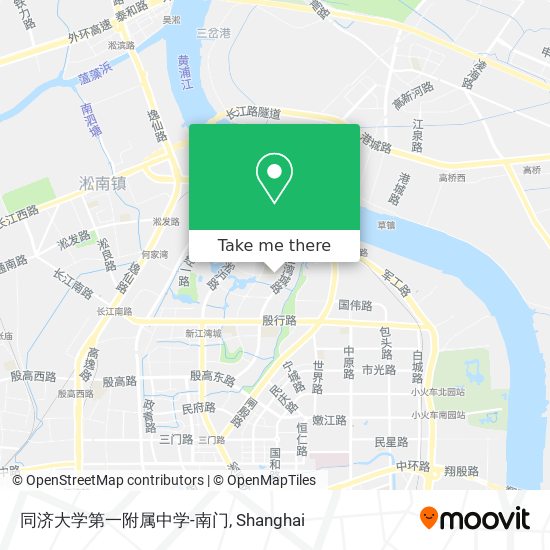 同济大学第一附属中学-南门 map