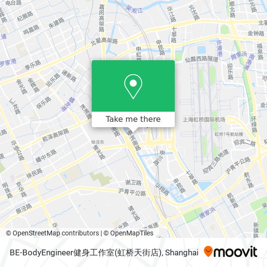 BE-BodyEngineer健身工作室(虹桥天街店) map