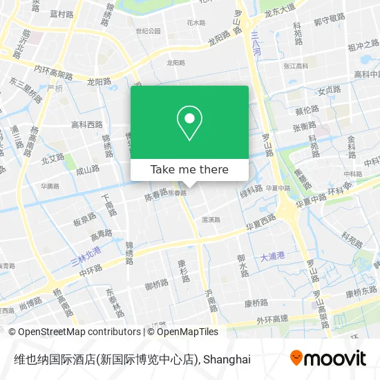 维也纳国际酒店(新国际博览中心店) map