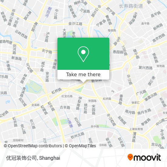 优冠装饰公司 map