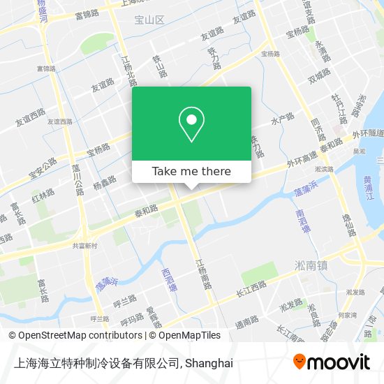 上海海立特种制冷设备有限公司 map