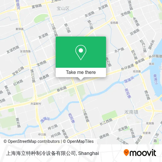 上海海立特种制冷设备有限公司 map
