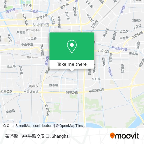 茶苔路与申牛路交叉口 map