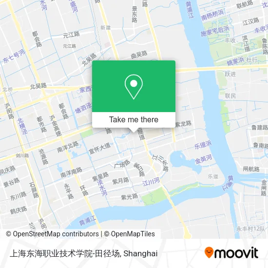 上海东海职业技术学院-田径场 map