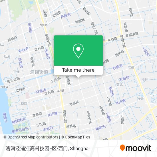 漕河泾浦江高科技园F区-西门 map