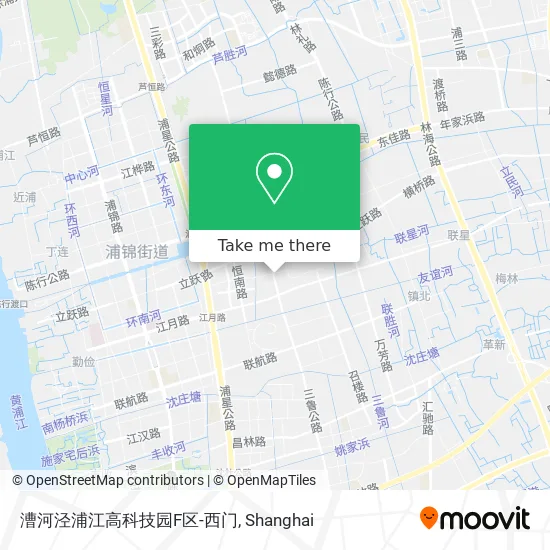 漕河泾浦江高科技园F区-西门 map