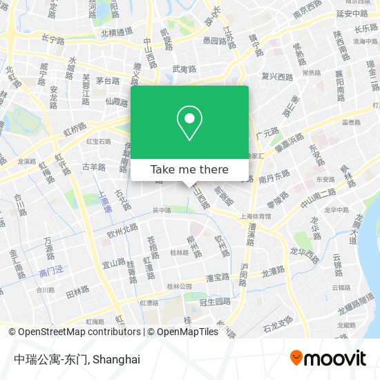 中瑞公寓-东门 map
