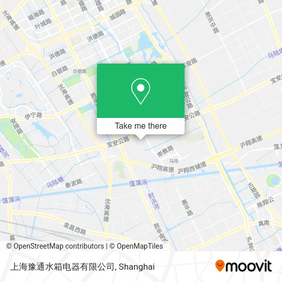上海豫通水箱电器有限公司 map