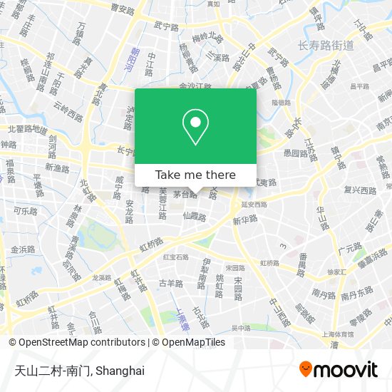 天山二村-南门 map