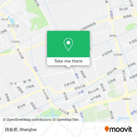 跳板桥 map