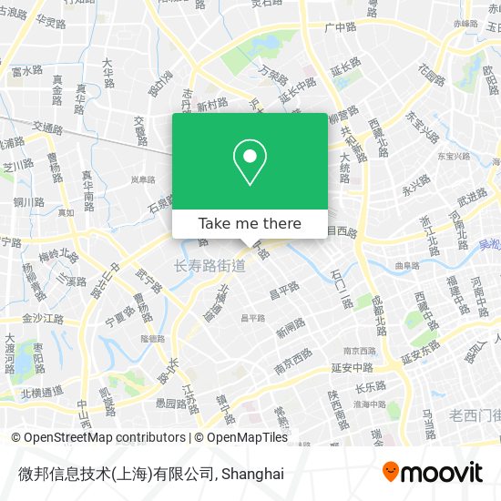 微邦信息技术(上海)有限公司 map
