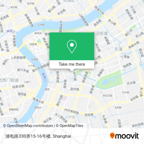 浦电路330弄15-16号楼 map