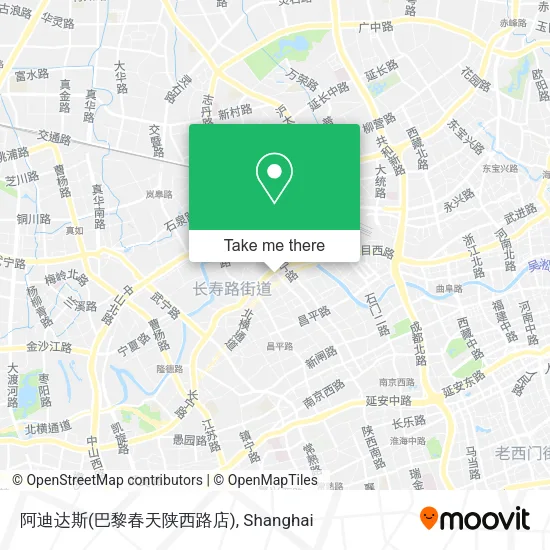 阿迪达斯(巴黎春天陕西路店) map