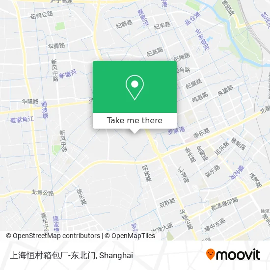 上海恒村箱包厂-东北门 map
