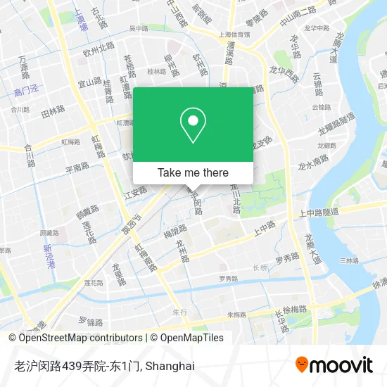 老沪闵路439弄院-东1门 map