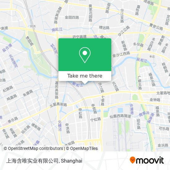 上海含唯实业有限公司 map