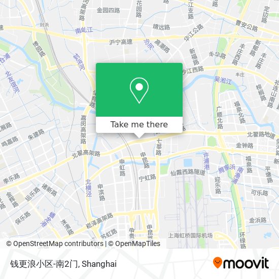 钱更浪小区-南2门 map