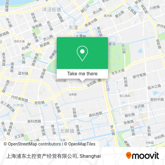 上海浦东土控资产经营有限公司 map