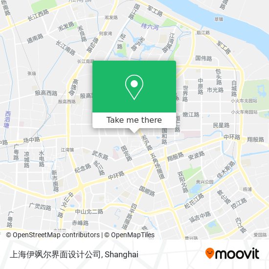 上海伊飒尔界面设计公司 map