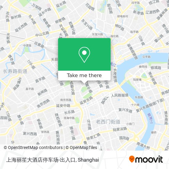 上海丽笙大酒店停车场-出入口 map