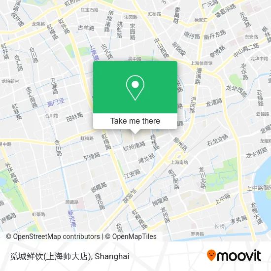 觅城鲜饮(上海师大店) map