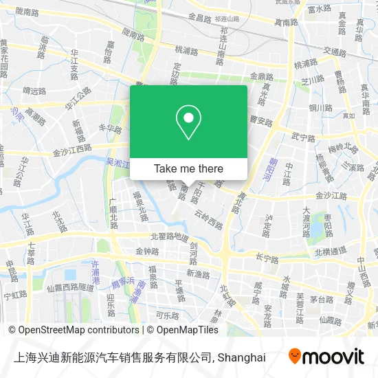 上海兴迪新能源汽车销售服务有限公司 map
