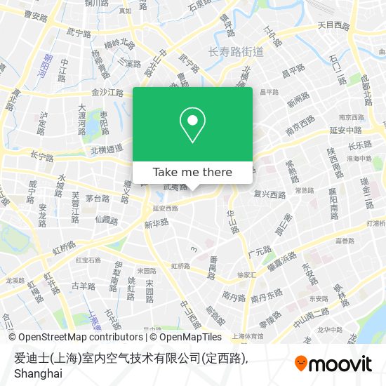 爱迪士(上海)室内空气技术有限公司(定西路) map
