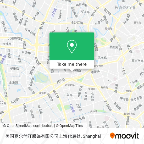 美国赛尔丝汀服饰有限公司上海代表处 map