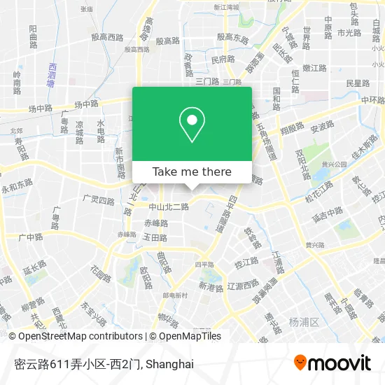 密云路611弄小区-西2门 map