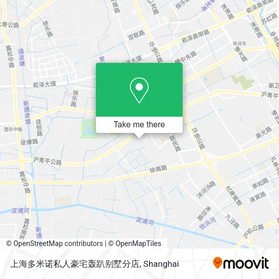 上海多米诺私人豪宅轰趴别墅分店 map
