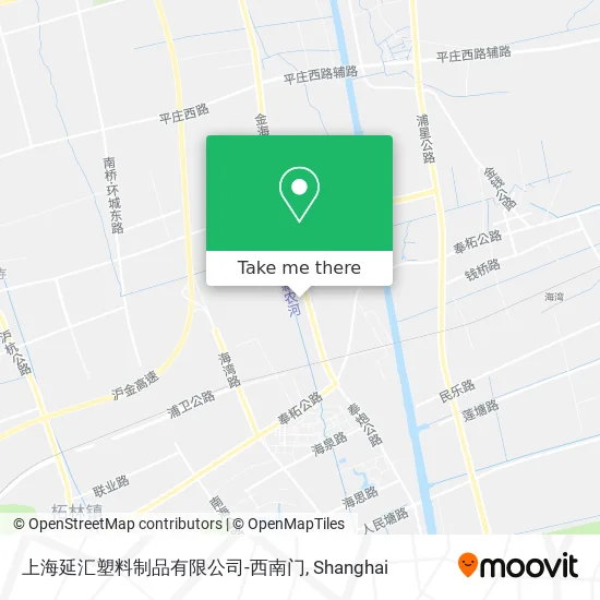 上海延汇塑料制品有限公司-西南门 map