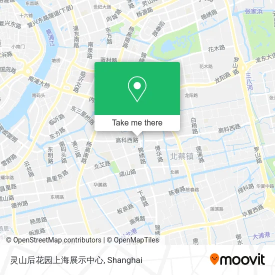 灵山后花园上海展示中心 map
