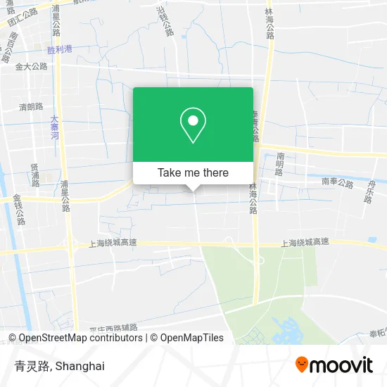 青灵路 map