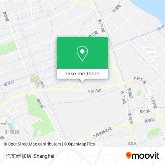 汽车维修店 map