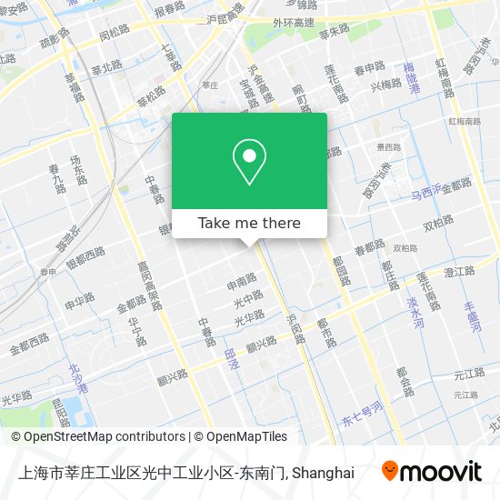 上海市莘庄工业区光中工业小区-东南门 map