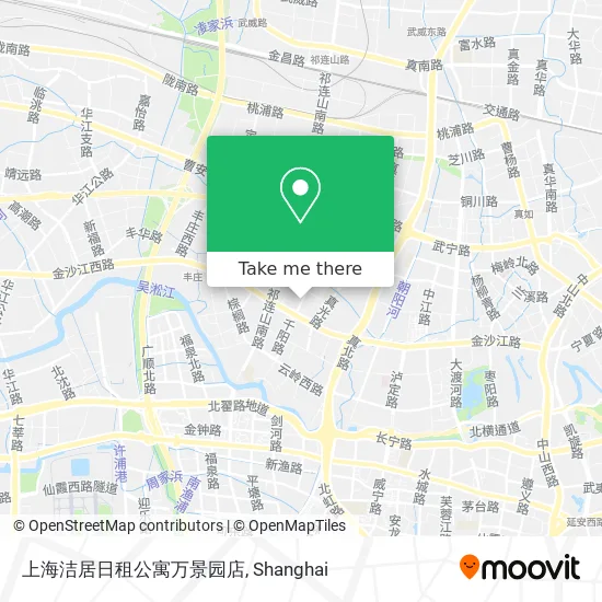 上海洁居日租公寓万景园店 map