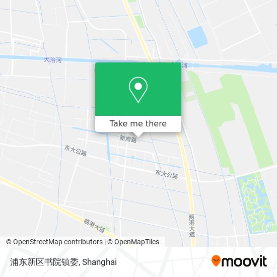 浦东新区书院镇委 map