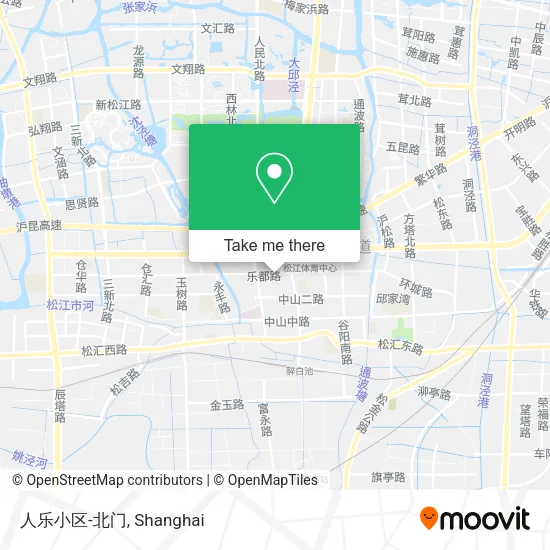人乐小区-北门 map
