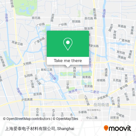 上海爱泰电子材料有限公司 map