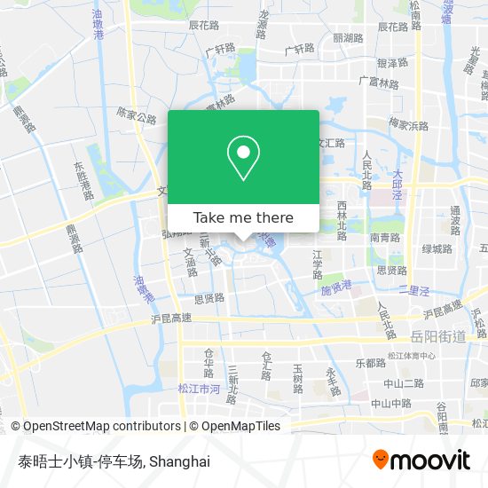 泰晤士小镇-停车场 map