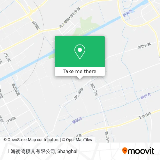 上海衡鸣模具有限公司 map